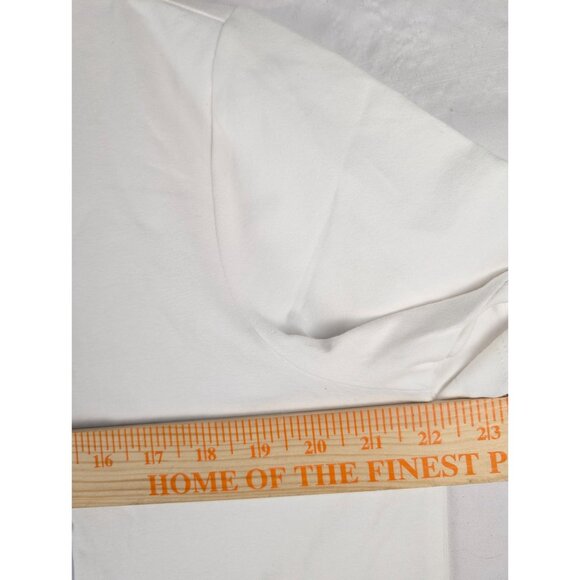 Fila Shirt Womens Size Large White Logo Spell Out T-Shirt - Picture 6 of 8